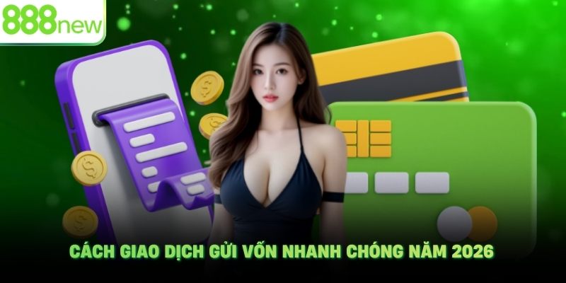 Cách giao dịch gửi vốn nhanh chóng năm 2026