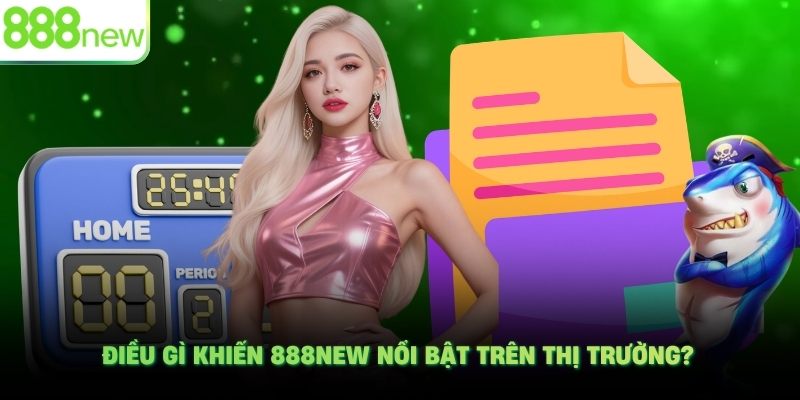 Điều gì khiến 888NEW nổi bật trên thị trường?